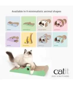 Catit Zoo Scratching Elephant Scratcher 2-in-1 15 Catit Zoo Scratching Elephant Scratcher 2-in-1 -Pet Supplies-Cats Shop catit zoo scratcher shark 64a9e7af2542a g