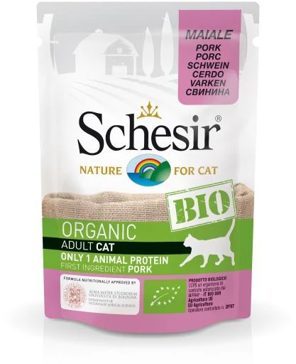 Pack 16 Schesir BIO Pork 3 Pack 16 Schesir BIO Pork
