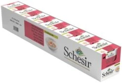 Pack 14 Schesir Chicken Fillets With Prawns In Broth -Pet Supplies-Cats Shop filetes de pollo con gambas 5 g