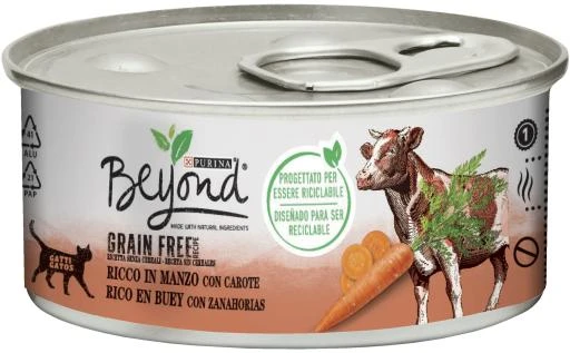 Pack 12 Beyond Grain Free Cat Beef 3 Pack 12 Beyond Grain Free Cat Beef