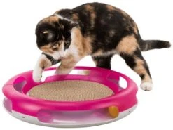 Trixie Race & Scratch Cat Toy -Pet Supplies-Cats Shop modificar juguete para gatos race scratch plastico o37cm 8 g