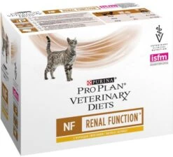 Pro Plan Veterinary Diets Feline Nf Pouch Chicken -Pet Supplies-Cats Shop nf renal function st ox trocitos en salsa de pollo 1 g