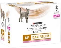 Pro Plan Veterinary Diets Feline Nf Pouch Salmon -Pet Supplies-Cats Shop nf renal function st ox trocitos en salsa salmon 1 g