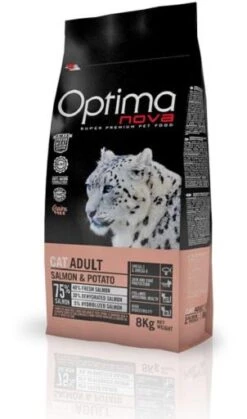 Optimanova Cat Salmon & Potato Grain Free -Pet Supplies-Cats Shop onc64sp02 onovagfree cat adult salmon 2 kg 1 6318504912e7b g