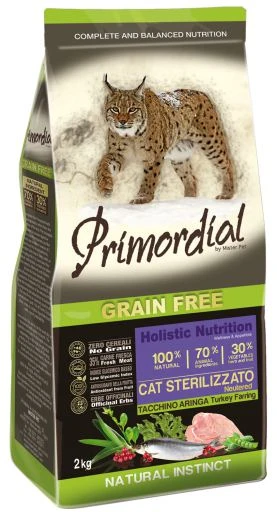 Primordial Sterilized Turkey & Herring Cat Food 3 Primordial Sterilized Turkey & Herring Cat Food