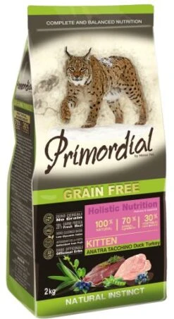 Primordial Adult Cat Food Duck & Turkey Kitten