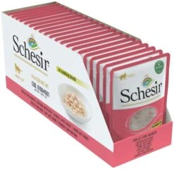 Pack 20 Schesir Chicken With Beef In Jelly -Pet Supplies-Cats Shop pollo con ternera en gelatina 4 g