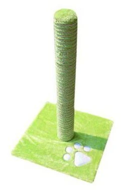 Nayeco Savanna Scraper With Footprint And Sisal Scratching Post In Green