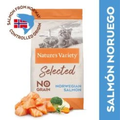 Nature's Variety Pienso Selected De Salmón Noruego Para Gatos -Pet Supplies-Cats Shop selected grain free salmon 2 g