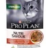 Pro Plan Sterilised Nutri Savour Pouche Tender Beef Chunks In Gravy