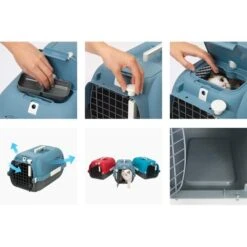 Catit Carrier Profile Gray -Pet Supplies-Cats Shop transportin profile M turquesa 022517413845 3 1 64a9f1b131d25 g